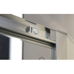 Kabina prysznicowa z brodzikiem prostokątna - 80x90 cm