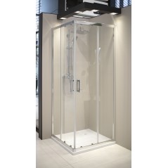 Kabina prysznicowa z brodzikiem kwadratowa - 90x90 cm