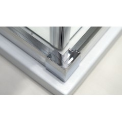 Kabina prysznicowa z brodzikiem kwadratowa - 90x90 cm