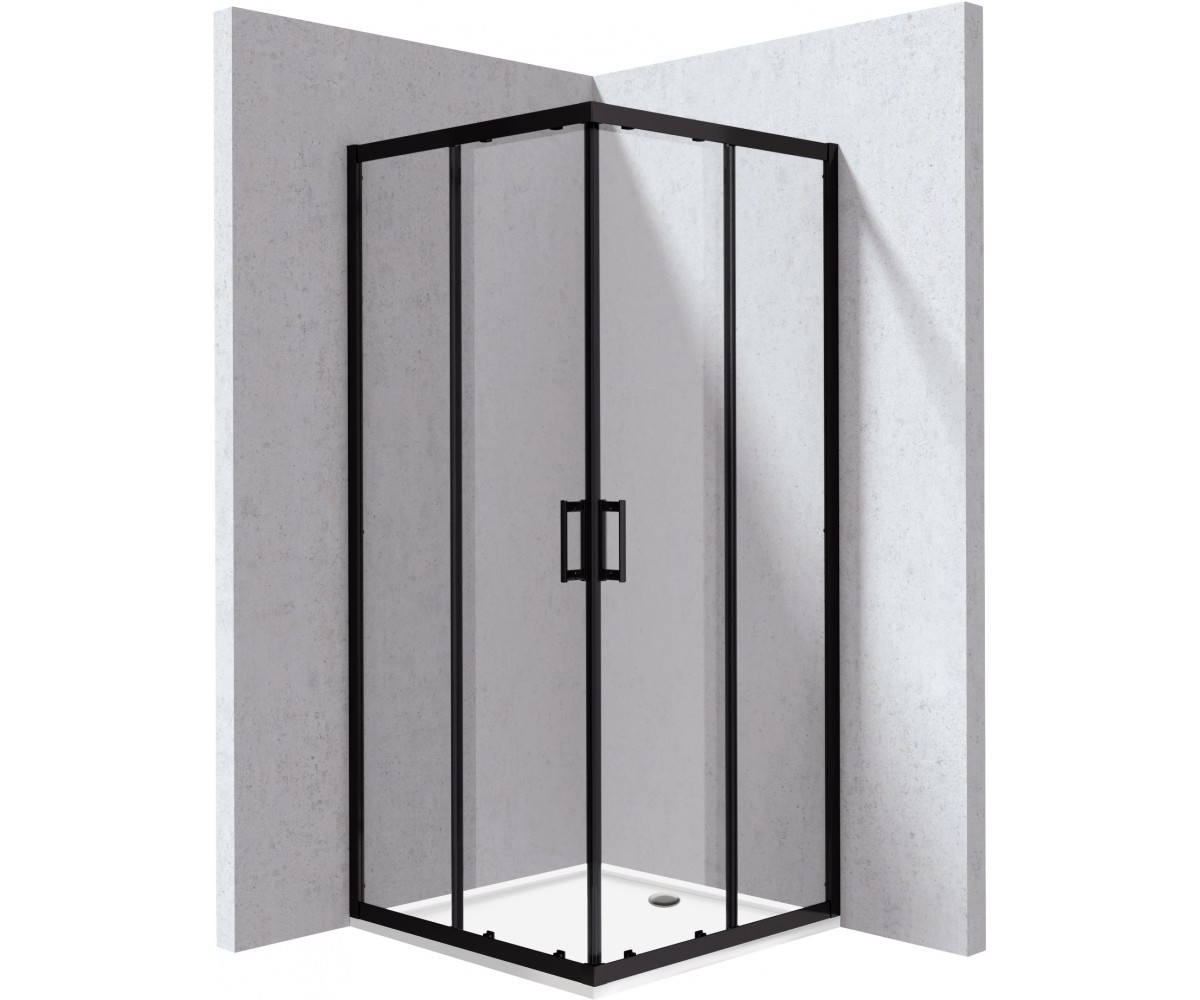 Kabina prysznicowa z brodzikiem kwadratowa - 90x90 cm