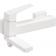 Bateria wannowa ścienna - ze składaną wylewką