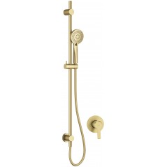 Zestaw prysznicowy podtynkowy z drążkiem