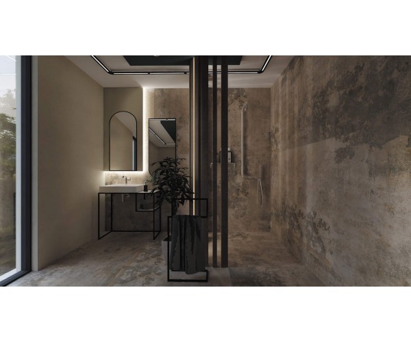 Lustro wiszące w ramie