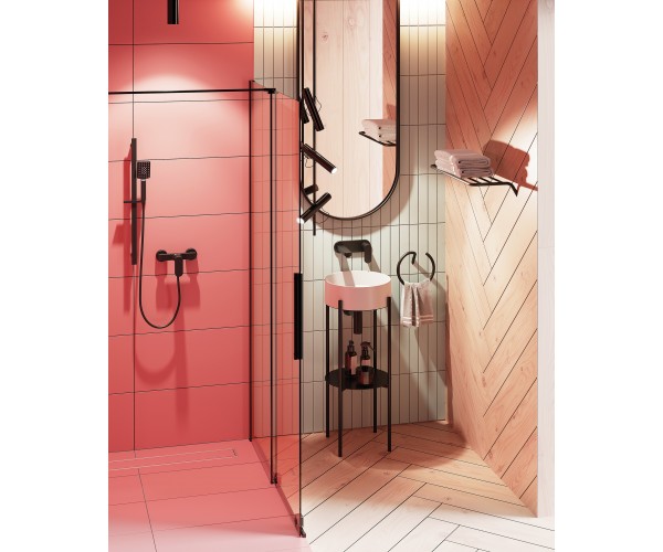 Wieszak na ręcznik ścienny - okrągły