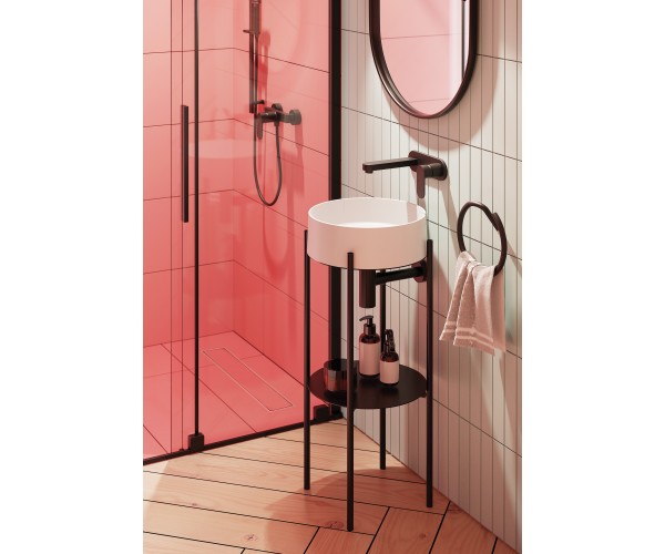 Wieszak na ręcznik ścienny - okrągły