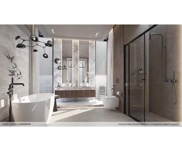 Uchwyt na papier toaletowy ścienny