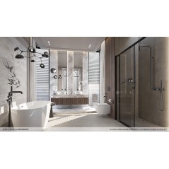 Uchwyt na papier toaletowy ścienny