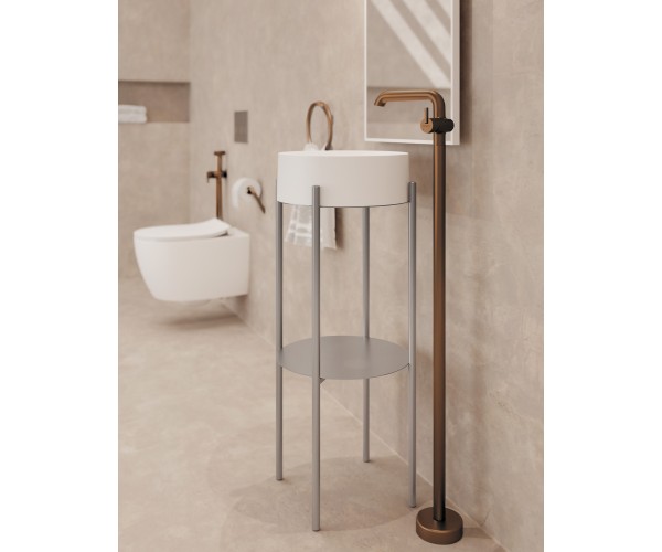 Wieszak na ręcznik ścienny - okrągły