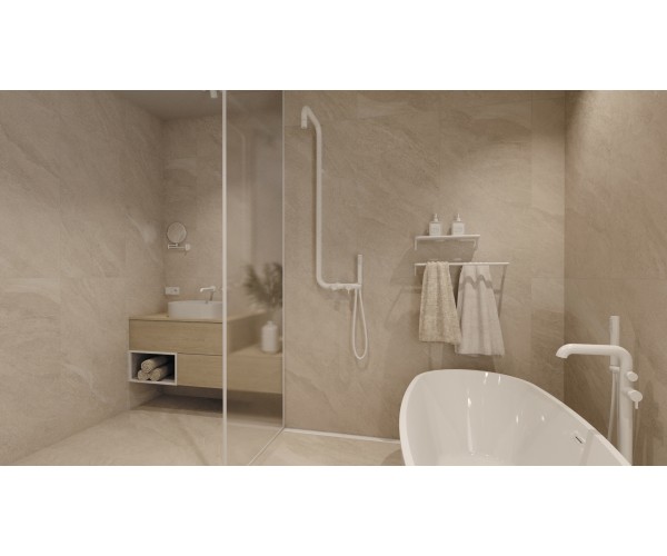 Wieszak na ręcznik podwójny - ścienny