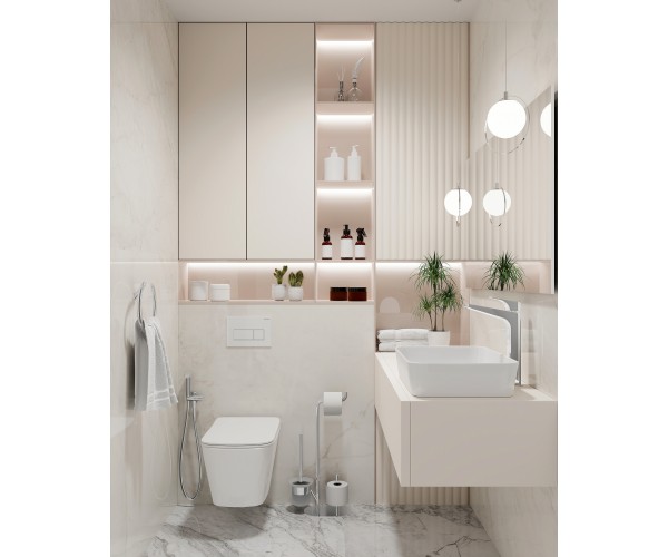 Wieszak na ręcznik ścienny - okrągły