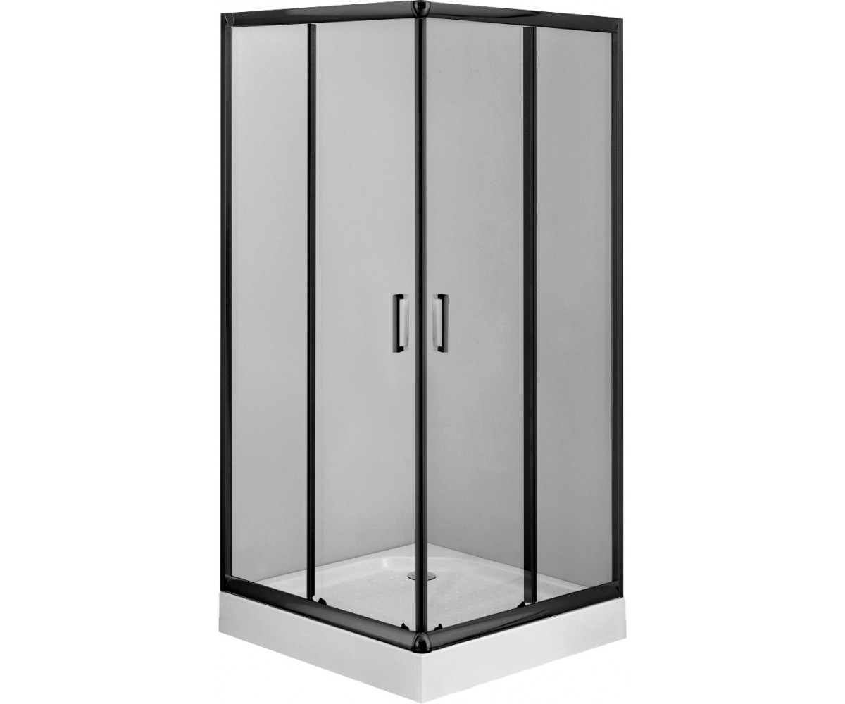 Kabina prysznicowa z brodzikiem kwadratowa 80 cm