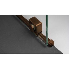 Ścianka prysznicowa walk-in 140 cm - przesuwna