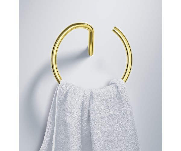 Wieszak na ręcznik ścienny - okrągły