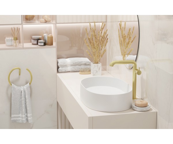 Wieszak na ręcznik ścienny - okrągły