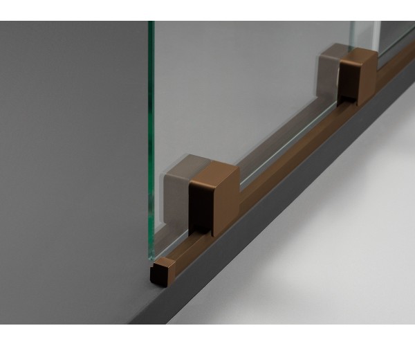 Ścianka prysznicowa walk-in 90 cm - przesuwna