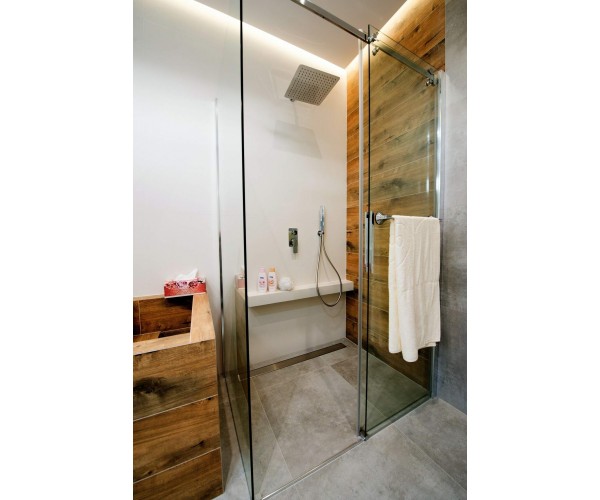 Hiacynt Drzwi prysznicowe wnękowe 160 cm - przesuwne