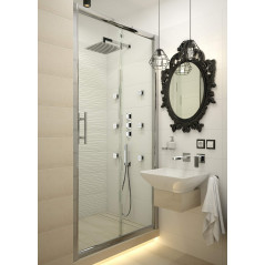 Cynia Drzwi prysznicowe wnękowe 100 cm - przesuwne