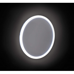Round Lusterko kosmetyczne magnetyczne - podświetlenie LED