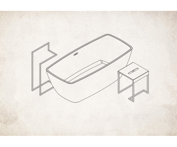 Mokko Taboret - stolik łazienkowy