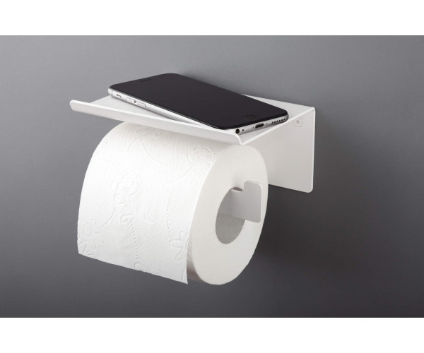 Mokko Uchwyt na papier toaletowy - z półką