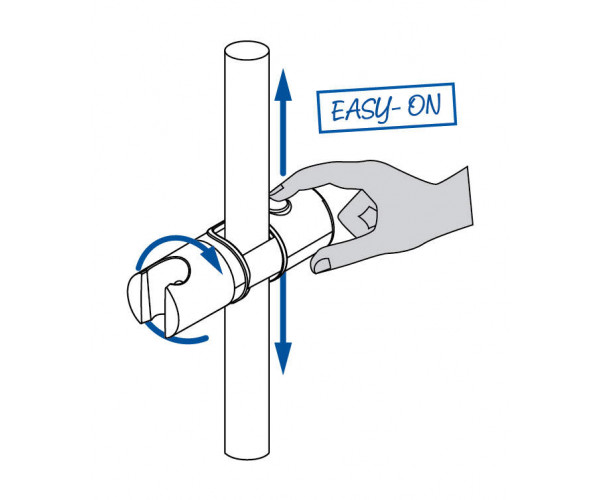 Easy-Fix Uchwyt słuchawki prysznicowej na drążek